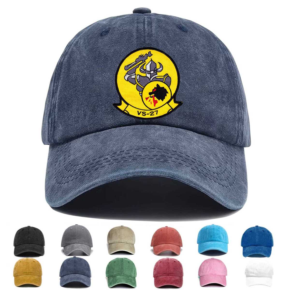 Vs 27 Aviation Air Sea Control Squadron Twenty Seven Embroidered Hat - Custom Hat