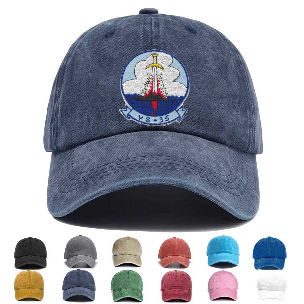 Vs 35 Sea Control Squadron Embroidered Hat - Custom Hat